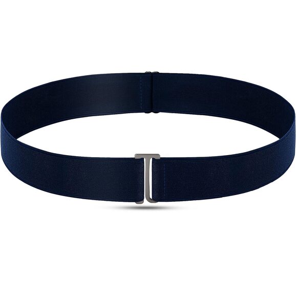 Uрgеsу Accessories - （dark Blue） No Show Invisible Belt For Women Men, Elastic Web Strap Waist🐘